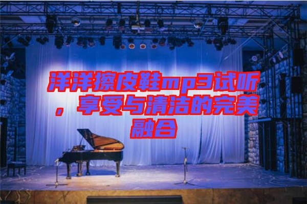 洋洋擦皮鞋mp3試聽，享受與清潔的完美融合