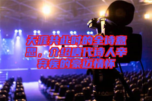 天涯共此時的全詩意思，介紹唐代詩人辛棄疾的豪邁情懷