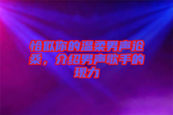 恰似你的溫柔男聲滄桑，介紹男聲歌手的現(xiàn)力