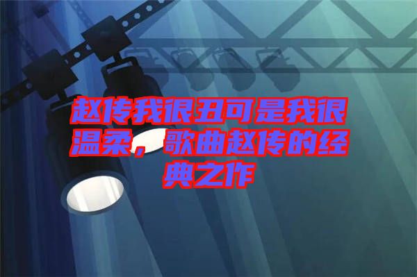 趙傳我很丑可是我很溫柔，歌曲趙傳的經(jīng)典之作