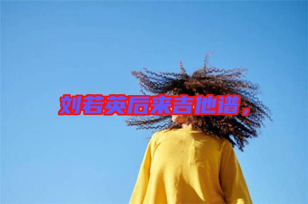 劉若英后來吉他譜，