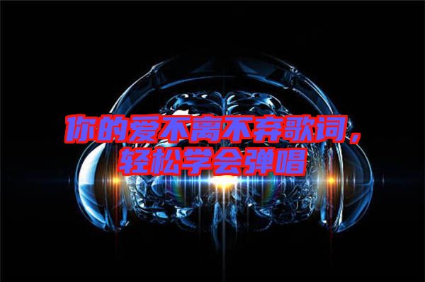 你的愛不離不棄歌詞，輕松學(xué)會(huì)彈唱