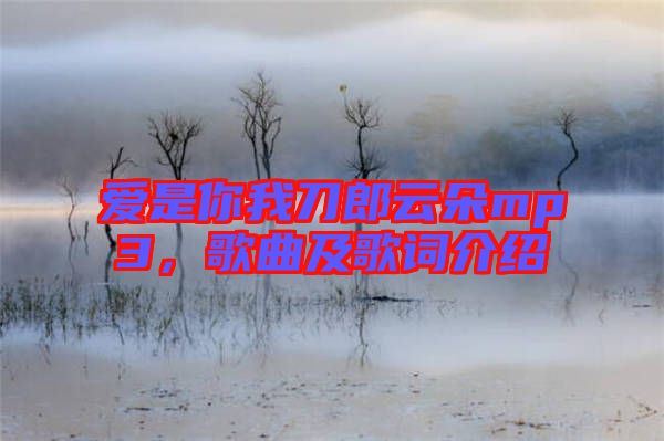 愛是你我刀郎云朵mp3，歌曲及歌詞介紹