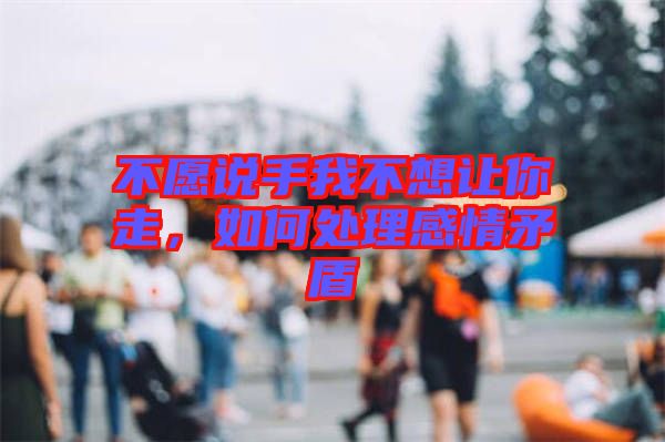 不愿說手我不想讓你走，如何處理感情矛盾