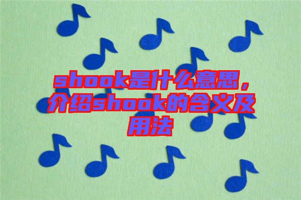 shook是什么意思，介紹shook的含義及用法