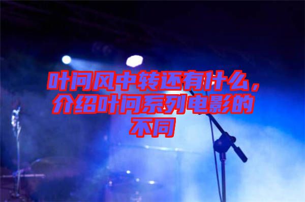 葉問風(fēng)中轉(zhuǎn)還有什么，介紹葉問系列電影的不同