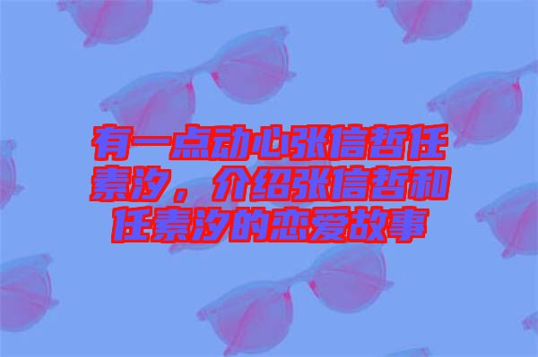有一點(diǎn)動(dòng)心張信哲任素汐，介紹張信哲和任素汐的戀愛(ài)故事