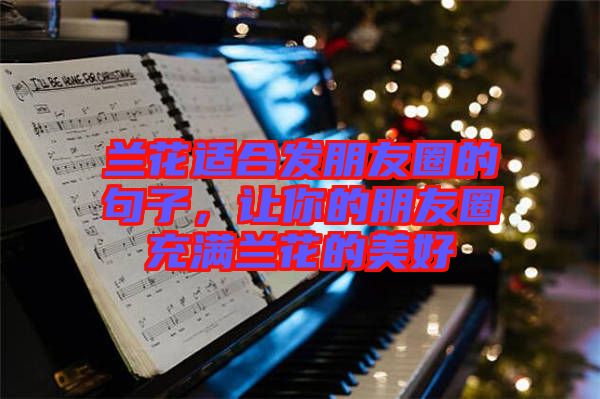 蘭花適合發(fā)朋友圈的句子，讓你的朋友圈充滿蘭花的美好