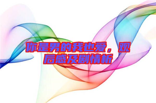 你是男的我也愛，觀后感及劇情析