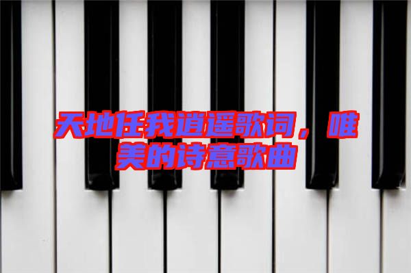 天地任我逍遙歌詞，唯美的詩(shī)意歌曲