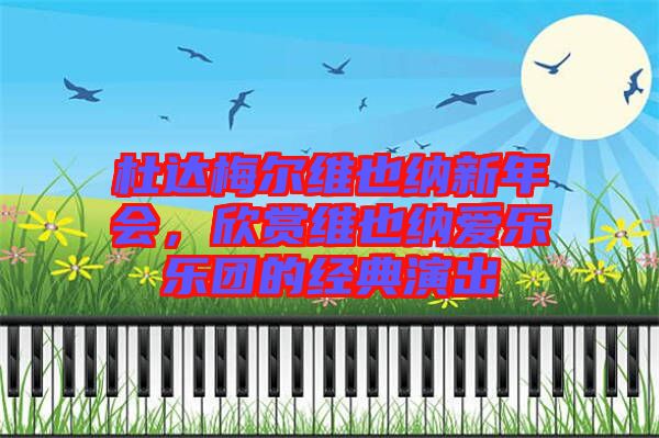 杜達(dá)梅爾維也納新年會(huì)，欣賞維也納愛(ài)樂(lè)樂(lè)團(tuán)的經(jīng)典演出