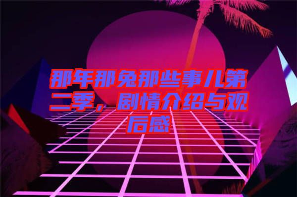 那年那兔那些事兒第二季，劇情介紹與觀后感
