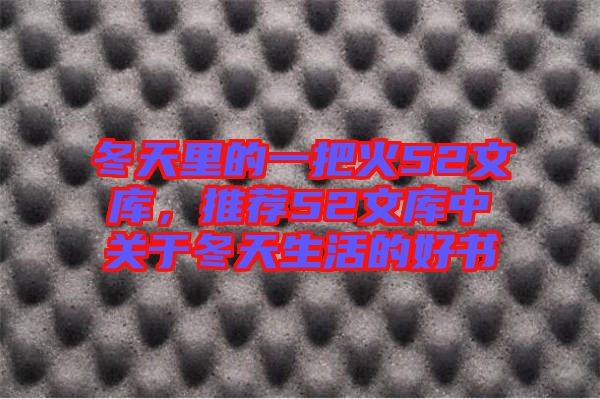 冬天里的一把火52文庫，推薦52文庫中關(guān)于冬天生活的好書