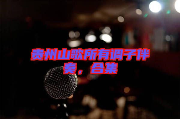 貴州山歌所有調(diào)子伴奏，合集