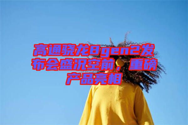 高通驍龍8gen2發(fā)布會(huì)盛況空前，重磅產(chǎn)品亮相