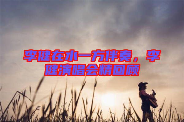 李健在水一方伴奏，李健演唱會精回顧