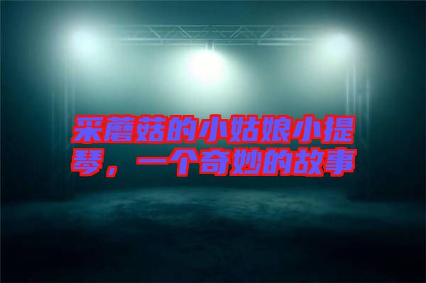采蘑菇的小姑娘小提琴，一個(gè)奇妙的故事