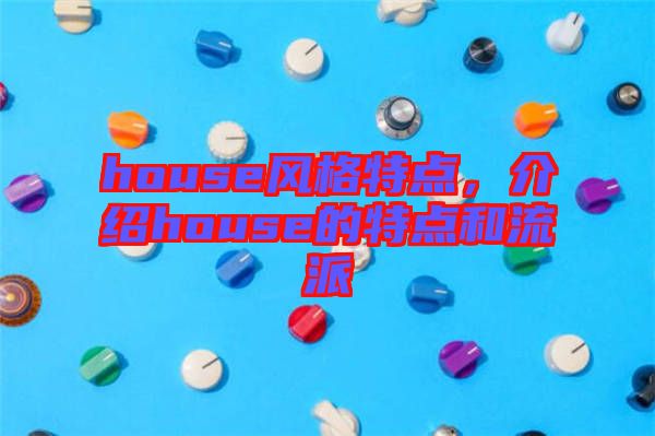 house風(fēng)格特點，介紹house的特點和流派