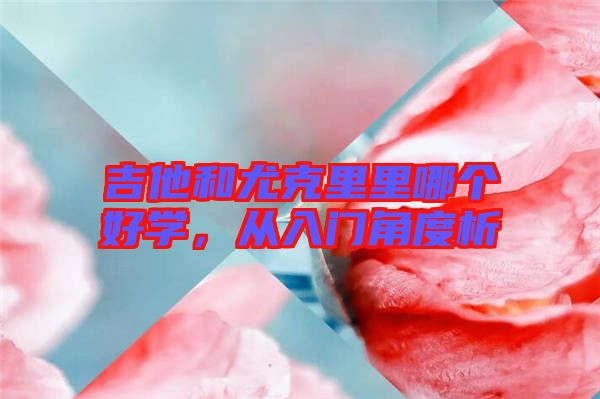 吉他和尤克里里哪個(gè)好學(xué)，從入門角度析