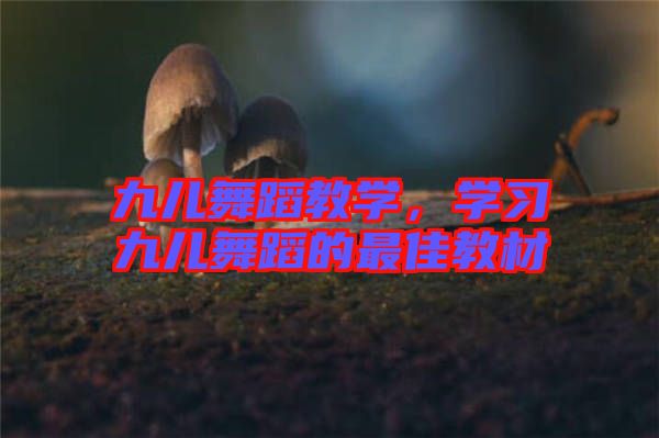 九兒舞蹈教學(xué)，學(xué)習(xí)九兒舞蹈的最佳教材