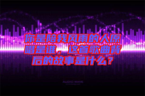 你是陪我風(fēng)雨的人原唱是誰，這首歌曲背后的故事是什么？
