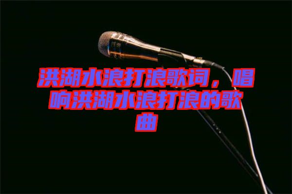 洪湖水浪打浪歌詞，唱響洪湖水浪打浪的歌曲