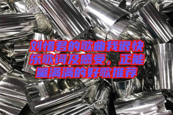 劉惜君的歌曲我很快樂歌詞及感受，正能量滿滿的好歌推薦