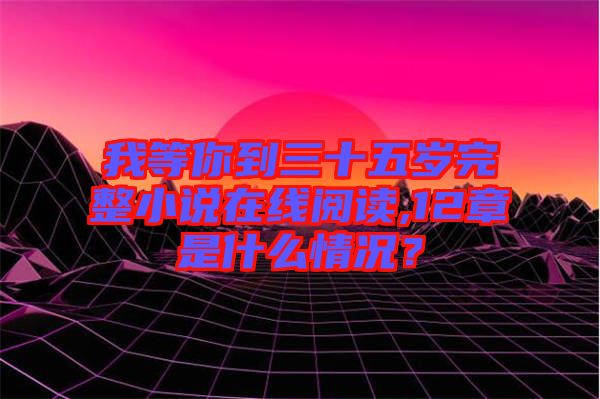 我等你到三十五歲完整小說在線閱讀,12章是什么情況？