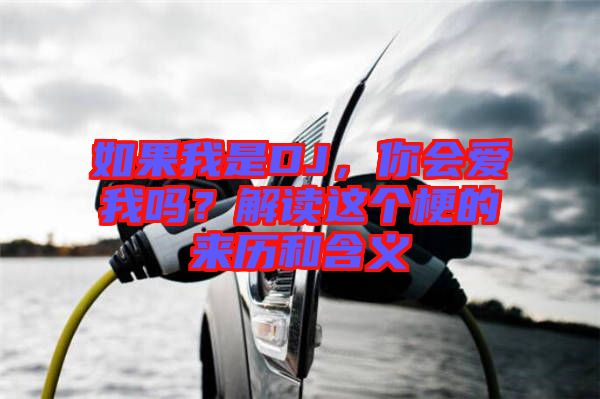 如果我是DJ，你會愛我嗎？解讀這個梗的來歷和含義