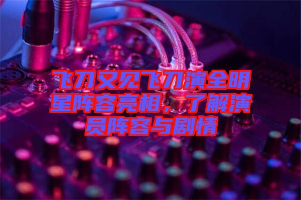 飛刀又見(jiàn)飛刀演全明星陣容亮相，了解演員陣容與劇情