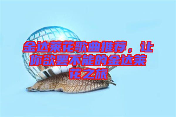 金達萊花歌曲推薦，讓你欲罷不能的金達萊花之旅