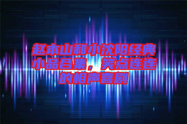 趙本山和小沈陽(yáng)經(jīng)典小品合集，笑點(diǎn)連連的相聲喜劇