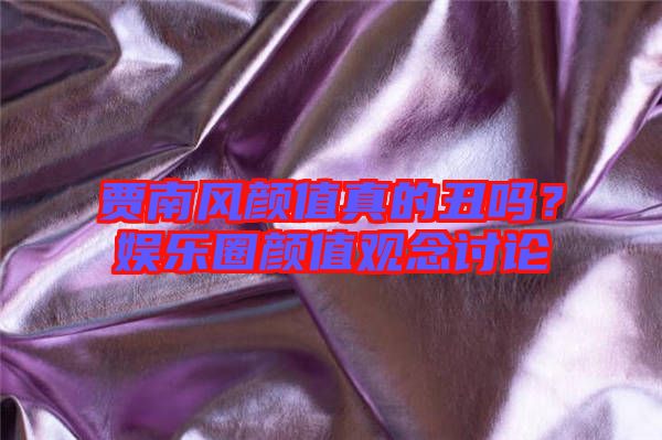 賈南風(fēng)顏值真的丑嗎？娛樂圈顏值觀念討論